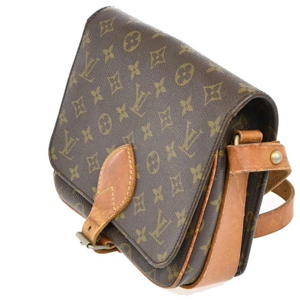LOUIS VUITTON Cartouchiere MM Shoulder Bag Monogram Leather Brown M51253 36KB922 - Picture 2 of 15